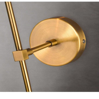 karen Post-modern strip brass ball sconce